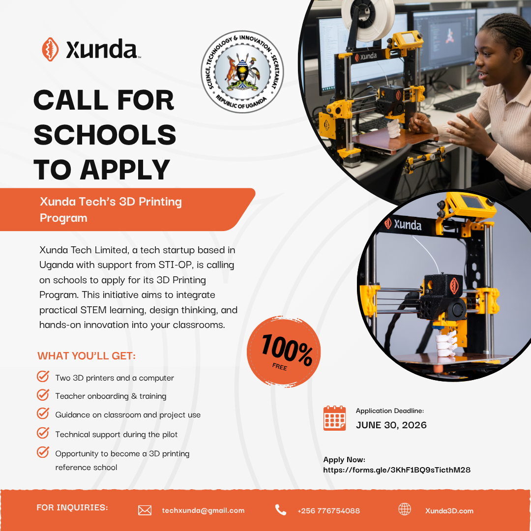 Xunda 3D Printer Pilot Program Call for Applications